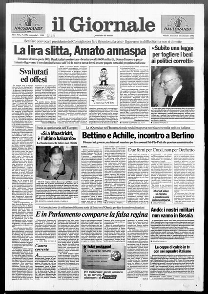 Il giornale : quotidiano del mattino